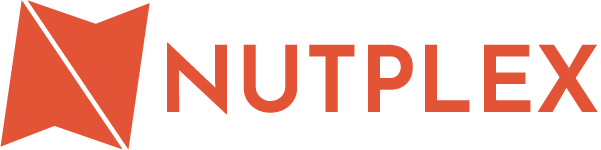 Nutplex brand lockup